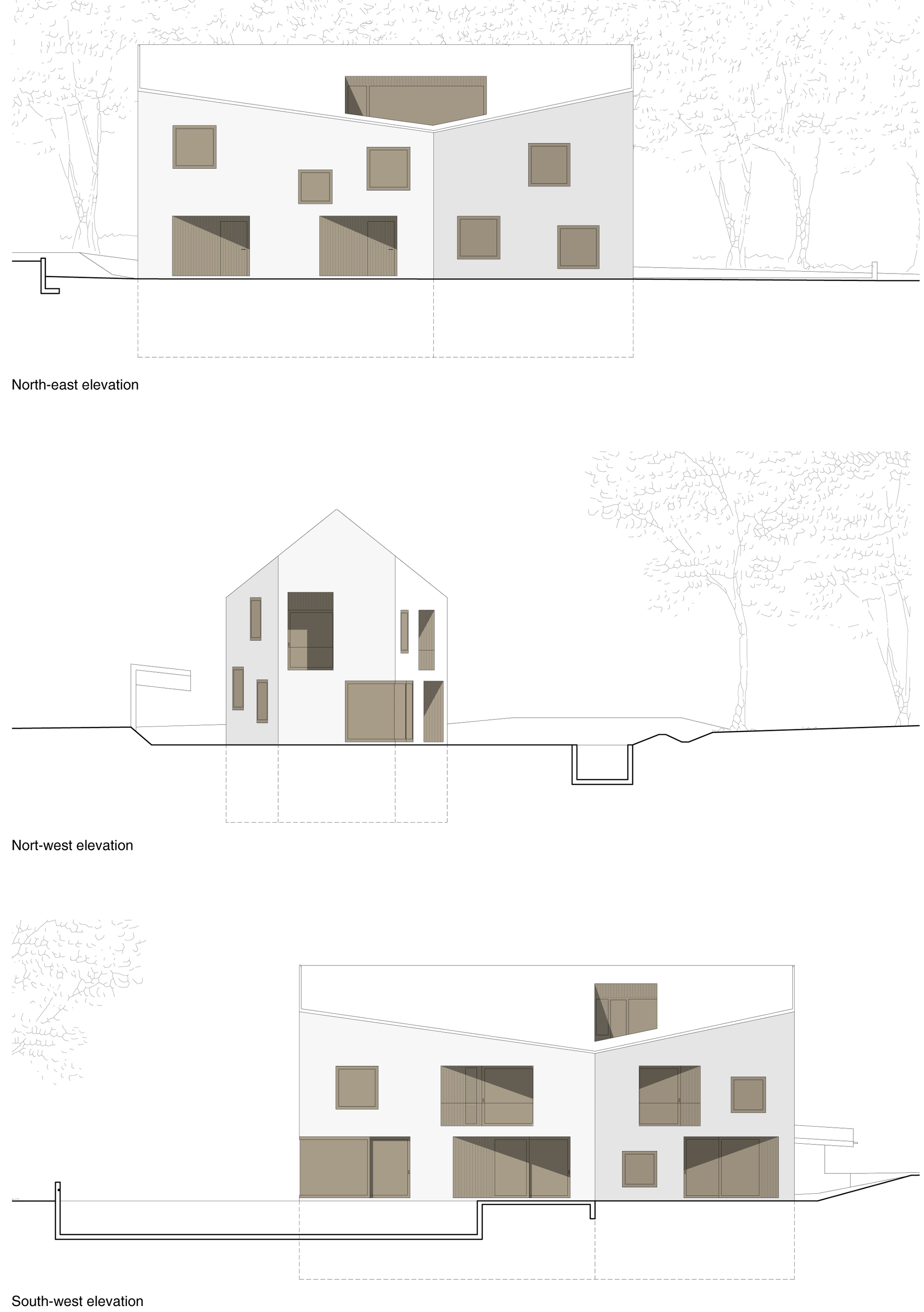 Gallery Of Two In One House Clavienrossier Architectes 2 Architecture House Roof Architecture Architecture