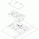Casa HDJ58 / T38 studio  + Pablo Casals-Aguirre Isometric View