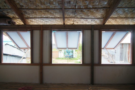 Loft with openings for ventilation
