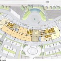 Baku White City Office Building Proposal / ADEC – Azerbaijan Development Company ground floor plan
