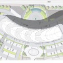 Baku White City Office Building Proposal / ADEC – Azerbaijan Development Company roof plan