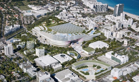 Aerial from SW; Courtesy of OMA
