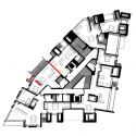Red Apple Apartment Building / Aedes Studio Red Apple Apartment Building / Aedes Studio Plan