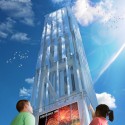 Updated Plans Released for Chicago's Navy Pier Info Tower; Courtesy of nARCHITECTS