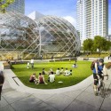 NBBJ Proposes Five-Story Biodome for Amazon's Seattle Headquarters NBBJ Proposes Five-Story Biodome for Amazon's Seattle Headquarters Courtesy of Seattle.gov © NBBJ / Studio 216