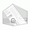 Media Library of Montauban / Colboc Franzen & Associés First Floor Plan