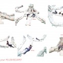 'Plushscape' Installation at Interspace Dialogue Exhibition / ALLTHATISSOLID schemes
