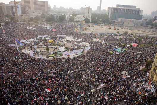 Tahrir Square during the Egyptian Revolution of 2011