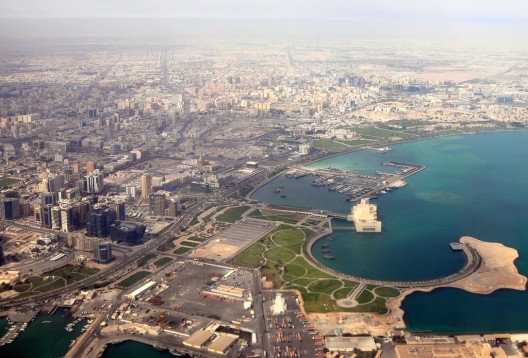 Aerial View of Doha, Qatar; Courtesy of Flickr User Oryx; Licensed via Creative Commons