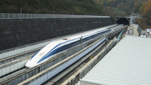 The Future of Train Travel: Life in Hyper-Speed a smaller prototype of the Maglev