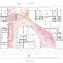 'Redesigning Detroit: A New Vision for an Iconic Site' Competition Entry / Various Architects arcade level plan