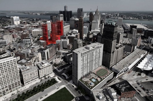 'Redesigning Detroit: A New Vision for an Iconic Site' Winning Proposal / Davide Marchetti Architetto Courtesy of Davide Marchetti Architetto