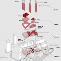 'Redesigning Detroit: A New Vision for an Iconic Site' Winning Proposal / Davide Marchetti Architetto programmatic distribution diagram