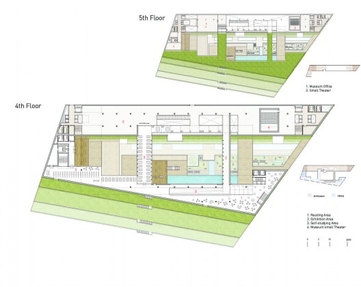 4th and 5th floor plans