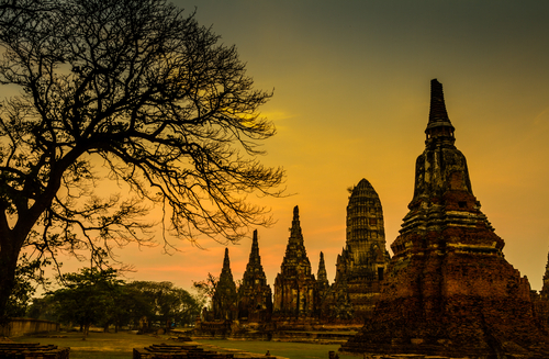 Temple wat Chaiwatthanaram of Ayuthaya Province Thailand. Image © SasinT via shutterstock.com