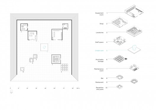 floor plan detailed with the inside programs diagram