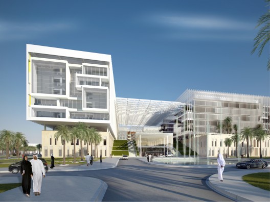 Sheikh Khalifa Medical City; Abu Dhabi, UAE / Skidmore, Owings & Merrill in a joint venture with ICME & Tilke as ITS