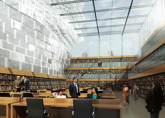Art Academy Library; Courtesy of Gehry Partners