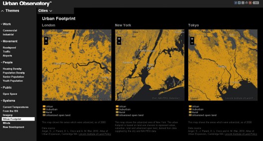 Urban Footprint © The Urban Observatory