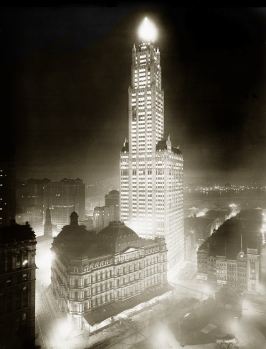The Woolworth Building in 1913, when it was tallest in the world. Library of Congress