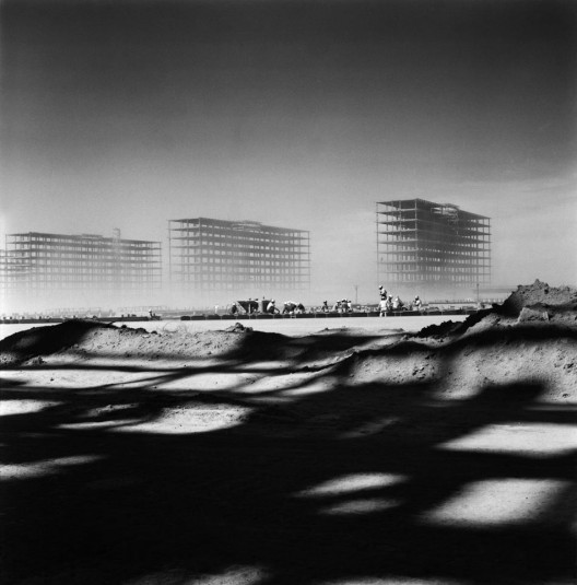Construction of Brasilia, 1956 . Image © Marcel Gauthero