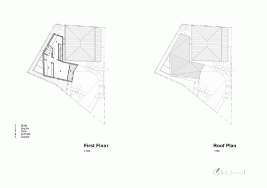 First & Roof Floor Plan
