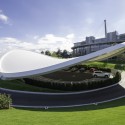 Autostadt Roof and Service Pavilion / Graft Architects © Tobias Hein