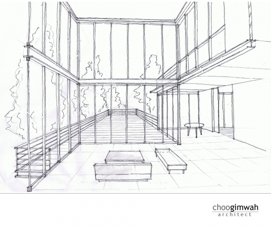 Interior Perspective Sketch