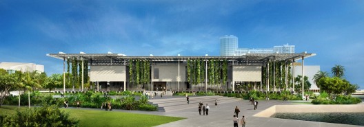 Rendering © Herzog & de Meuron. Image Courtesy of Perez Art Museum Miami