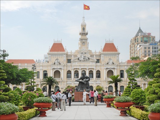 The Ho Chi Minh City People's Community building. Image © Jean-Pierre Dalbéra, Flickr User dalbera