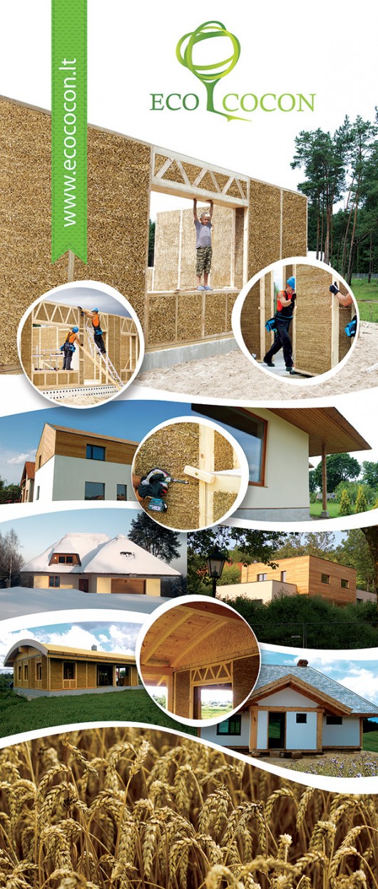 Straw Panels. Image Courtesy of Ecococon via Cradle to Cradle