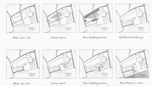 Transformations of the PIazza San Marco in Venice that preserve structural wholeness over about 200 years, part of a larger series over 1,000 years as shown by Christopher Alexander in his book,