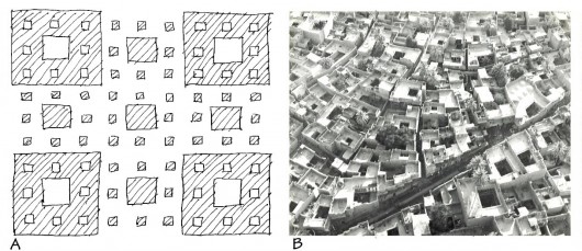 The fractal pattern of self-organizing urbanism. Image Courtesy of Nikos Salingaros