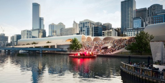 Flinders Street Station Proposal. Image Courtesy of HASSELL + Herzog & de Meuron