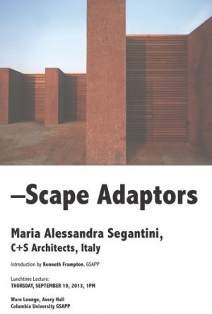 Lecture:Scape Adaptors | Maria Alessandra Segantini