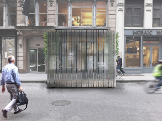 Street screen . Image Courtesy of Collective-LOK
