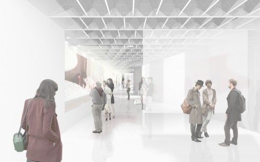 Multi-projection exhibition scenario. Image Courtesy of Collective-LOK