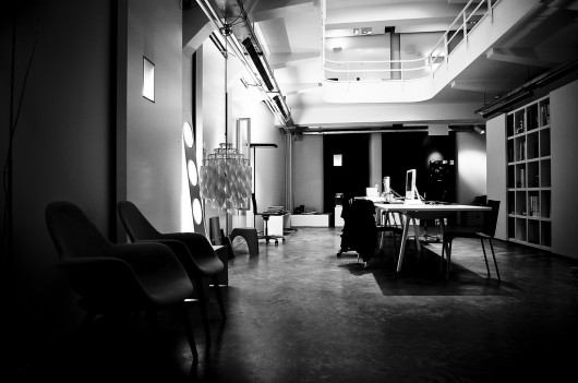 The interior of a design firm in Belgium that specialises in light and lighting. Image © Flickr User my name's axel