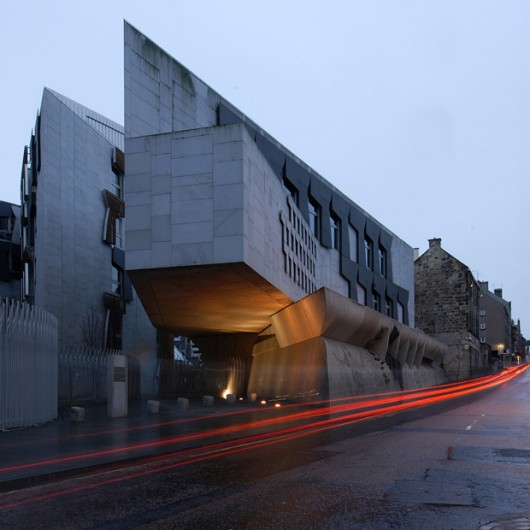 The Scottish Parliament, Stirling Prize winner in 2005 has experienced multiple problems. Image © Dave Morris Photography