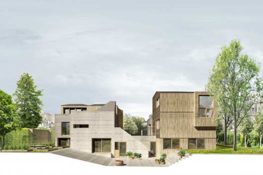 Springdale Gardens. Image Courtesy of Henley Halebrown Rorrison Architects