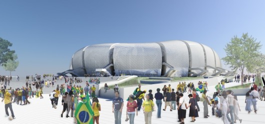 2016 Olympic Stadium Design. Image Courtesy of POPULOUS