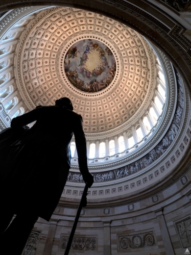Capitol Rotunda. Image Courtesy of Architect of the Capitol