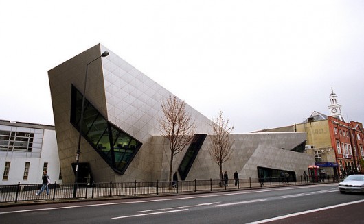 Libeskind's Orion Building, Post Graduate Centre of London Metropolitain University, Holloway. Image © janis.photo