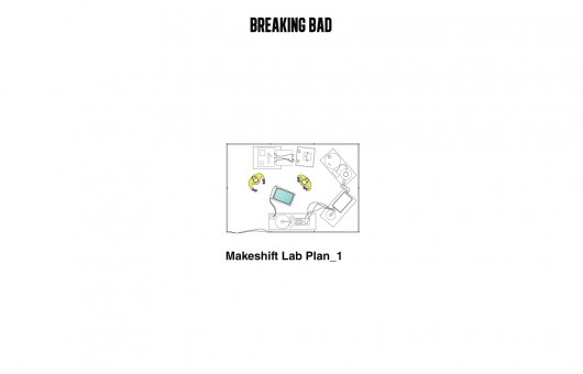 Waiting for the meth to dry in the makeshift lab. Image Courtesy of INTERIORS Journal