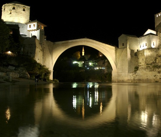 Stari Most. Via Flickr CC User. Image © Nick Kocharhook