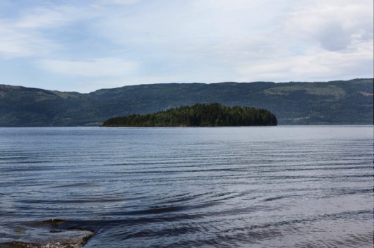 The island of Utøya.