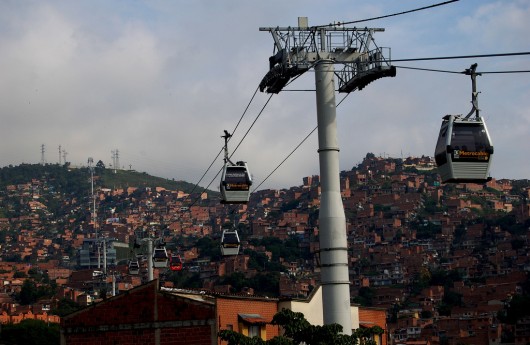 Metrocable, architect Urban-Think Tank. Image © Omar Uran