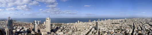 Panoramic view to the north. Image © Richard Meier