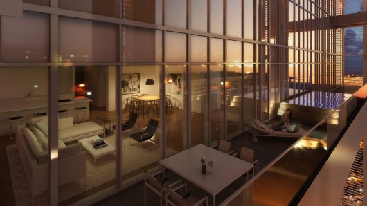 The Royal Penthouse . Image © Richard Meier
