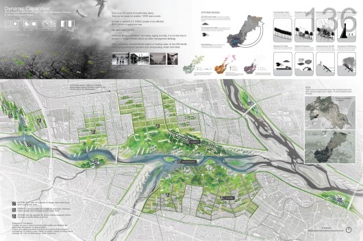 Dynamic Capacities: Re-envisioning Dam Infrastructure for Water Management Strategy in Tokyo Metropolitan Region. Image Courtesy of ONE Prize